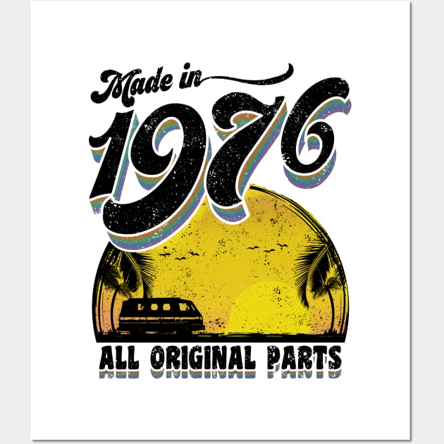 Made in 1976 All Original Parts Wall Art by KsuAnn